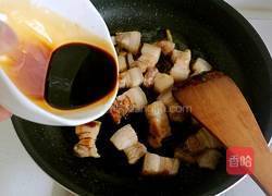 红烧肉焖蒜薹的做法图解11