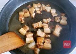 红烧肉焖蒜薹的做法图解13