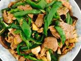 青椒炒猪肝肉丝