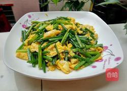 韭菜花炒鸡蛋的做法图解7