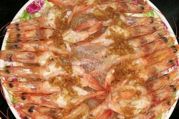 微波炉 蒜蓉粉丝虾的做法_微波炉 蒜蓉粉丝虾