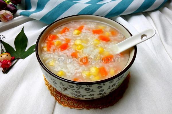玉米胡萝卜粥的做法_玉米胡萝卜粥的做法大全