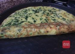 韭菜鸡蛋煎饼（电饼档模式）的做法图解9