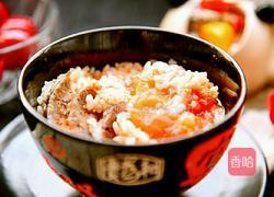 电饭煲西红柿腊肠饭的做法图解5