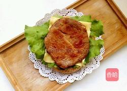 猪排汉堡的做法图解4