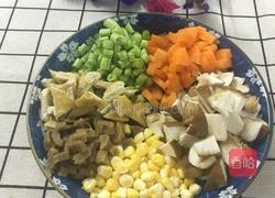 苋菜田园炒饭的做法图解5
