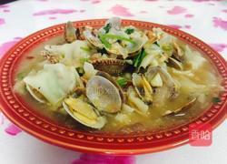 饺子皮做的蛤蜊面的做法图解19