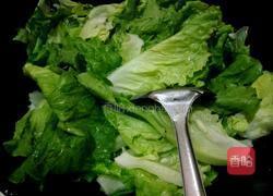 清炒生菜的做法图解4