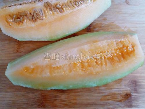 哈密瓜花样切法的做法大全【图】_哈密瓜花样