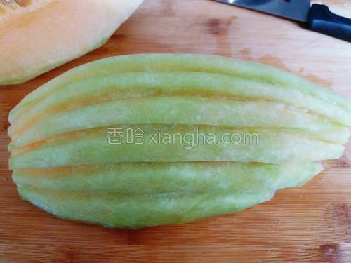 哈密瓜花样切法的做法大全【图】_哈密瓜花样