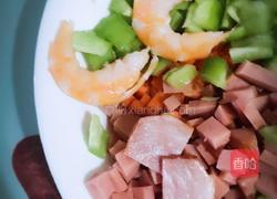 培根火腿虾仁披萨（简易版）的做法图解1