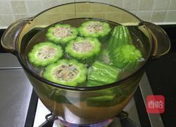 苦瓜酿煲汤（夏日消暑汤）的做法图解7
