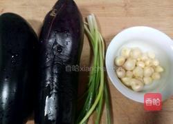 苦蕌烧茄子的做法图解1