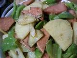 火腿土豆片