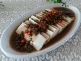 肉沫盖浇豆腐