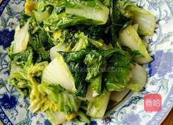 醋溜小白菜的做法图解7