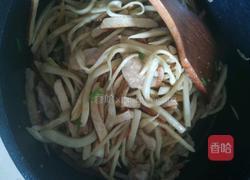 茭白豆干肉丝的做法图解6