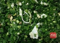韭菜鸡蛋海米饺子馅的做法图解4