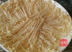 凉拌金针菇的做法图解3