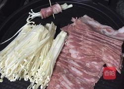 培根金针菇的做法图解1