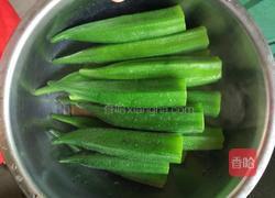 简单版秋葵炒肉片的做法图解1