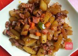 瓜皮炒肉的做法图解6