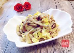 白玉菇炒鸡蛋的做法图解9