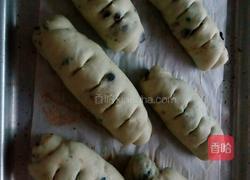 蓝莓巧克力馅牛奶面包的做法图解5