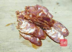 酸笋炒腊肉的做法图解2