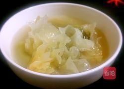 银耳苦瓜咸菜瘦肉汤的做法图解8