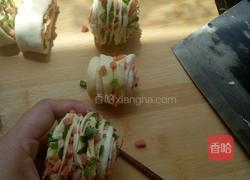 小葱火腿花卷的做法图解15