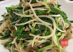 豆芽炒韭菜的做法图解9