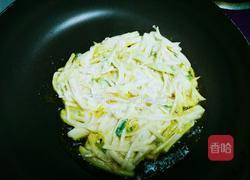 土豆丝茄子饼的做法图解4