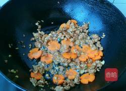 秋葵炒肉末的做法图解4