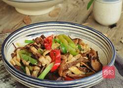 肉丝炒杂菇的做法图解9
