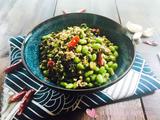 雪菜毛豆炒肉沫