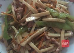 杏鲍菇炒肉丝的做法图解4