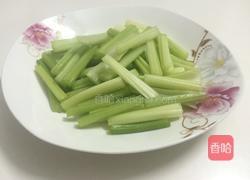 香芹炒腊肉的做法图解3