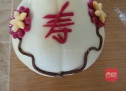蔬菜汁寿桃（花馍馒头）的做法图解10