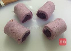 火龙果紫薯西米卷的做法图解12