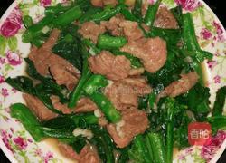 芥兰炒排骨的做法图解5