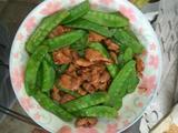 荷兰豆炒肉
