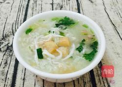 干贝冬菜银鱼粥（潮汕经典海鲜粥）的做法图解11