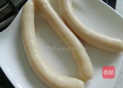 椰油煎泥肠的做法图解1