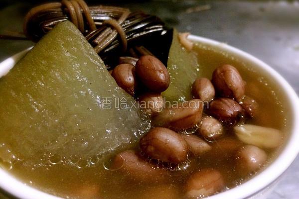 灯芯草花生排骨冬瓜汤的做法大全【图】_灯芯