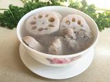 莲藕花生猪脚汤