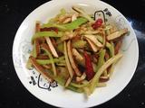 芹菜豆干炒肉丝