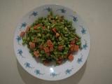 香肠豇豆丁