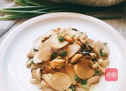 杏鲍菇爆炒淡菜肉的做法图解8