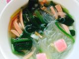 菠菜粉丝汤